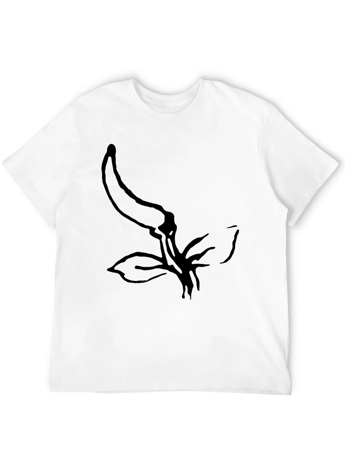 Minimalist Chili Pepper Graphic Black T-Shirt product image 9
