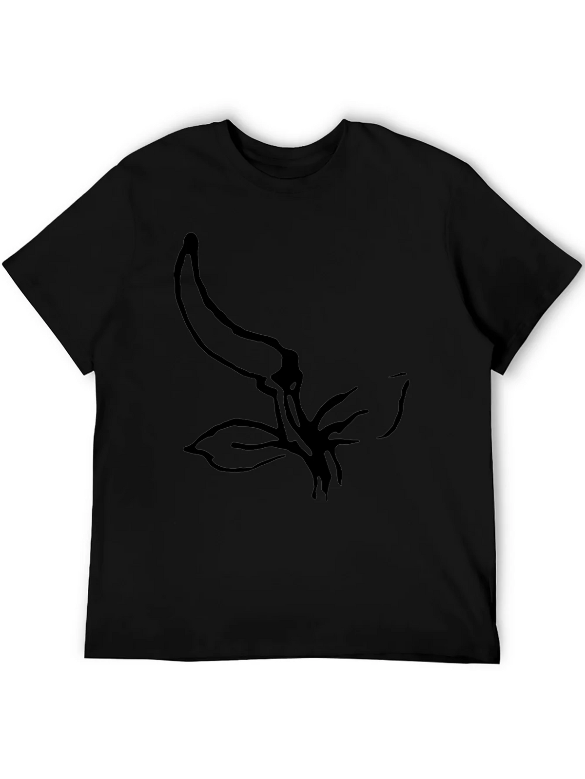 Minimalist Chili Pepper Graphic Black T-Shirt product image 5