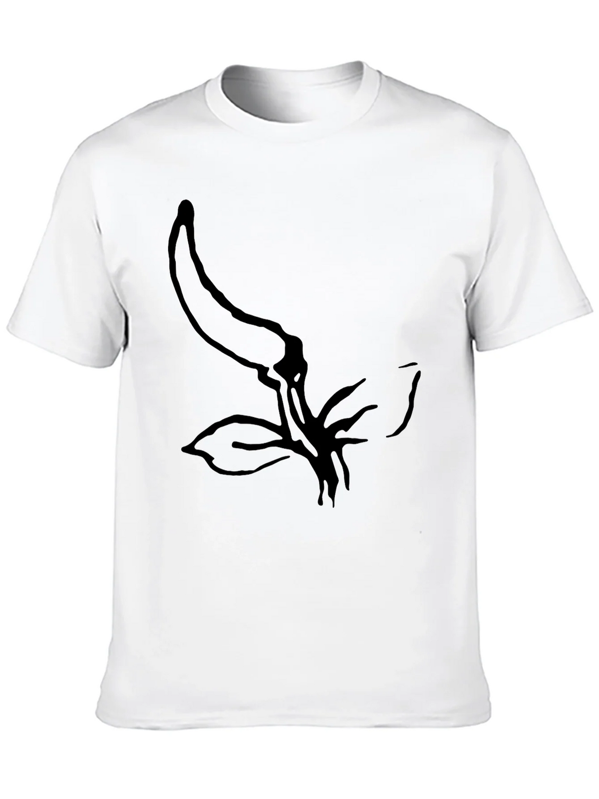 Minimalist Chili Pepper Graphic Black T-Shirt product image 8