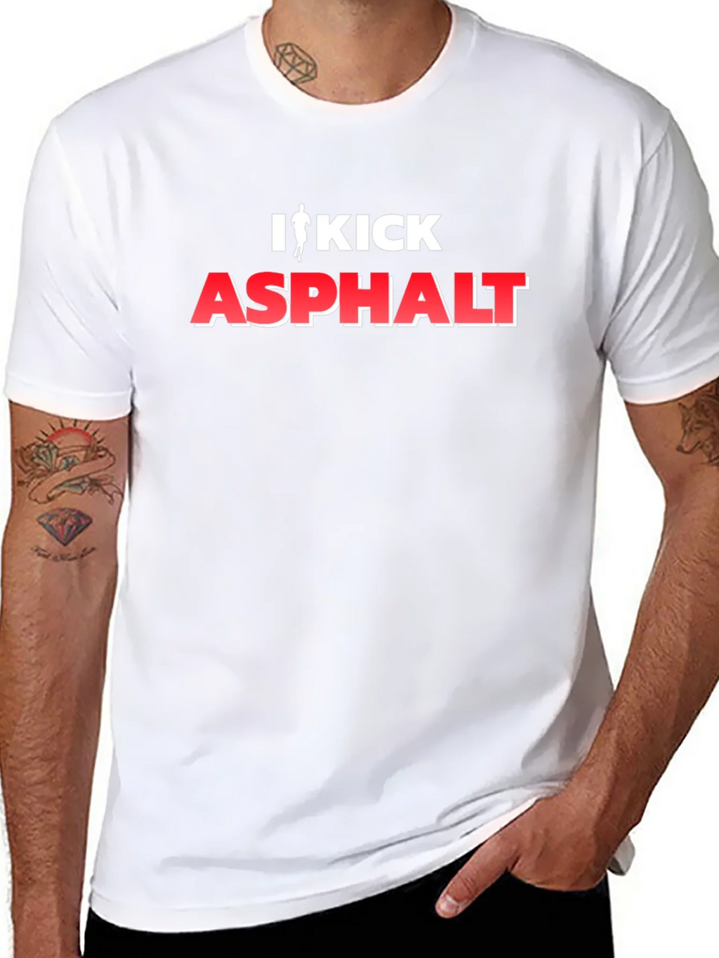I Kick Asphalt Graphic T-Shirt - Black product image 7