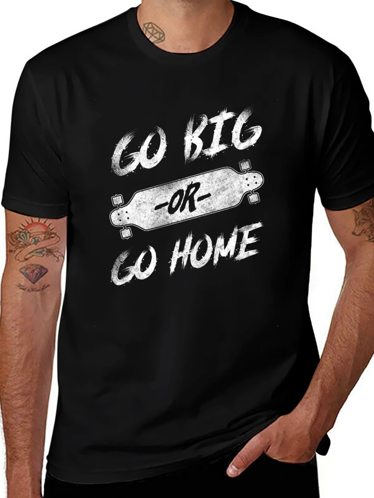 Go Big or Go Home Longboard T-Shirt product image 1