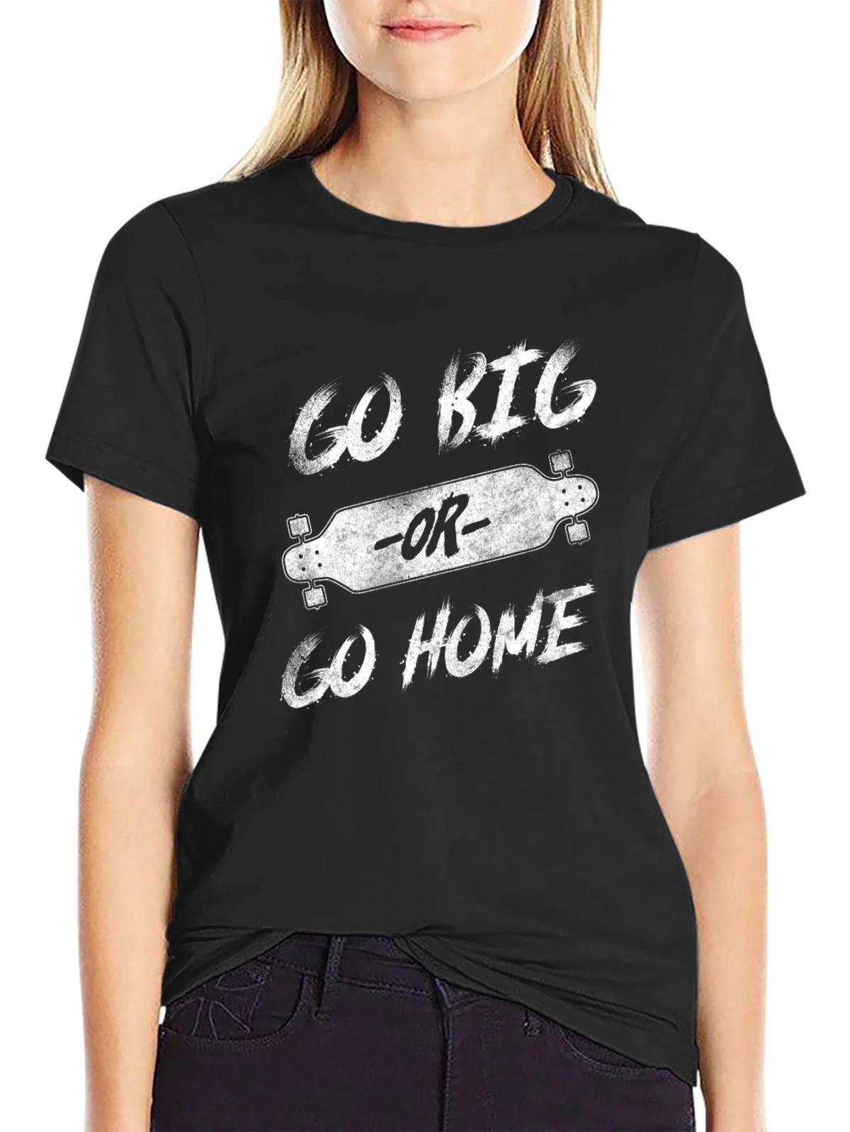 Go Big or Go Home Longboard T-Shirt product image 2