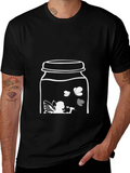 Fairy in a Jar Graphic Tee - Unique Black T-Shirt product image 1