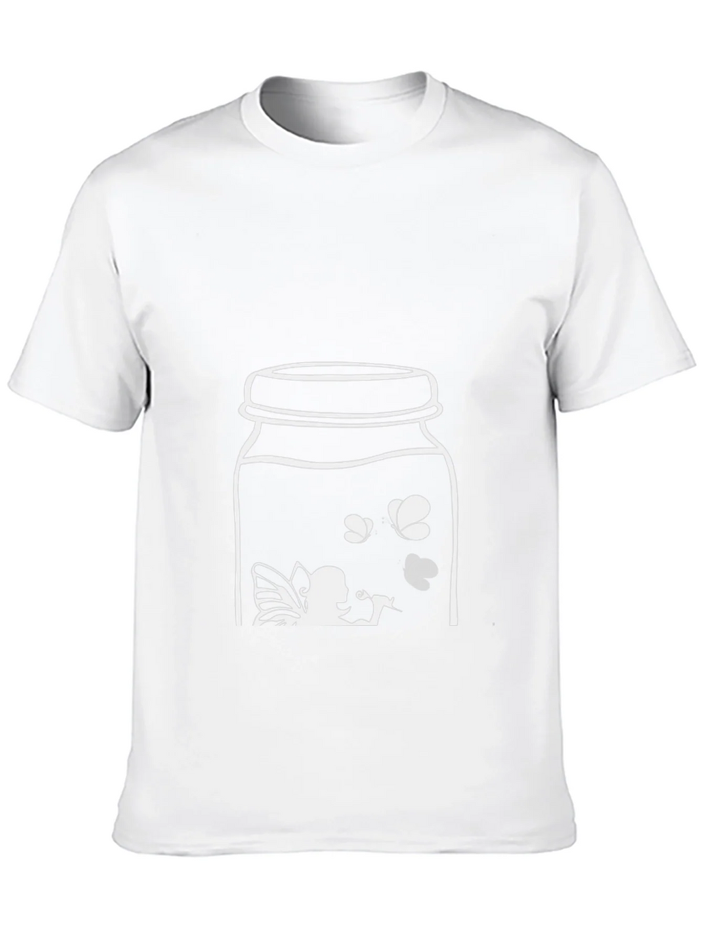 Fairy in a Jar Graphic Tee - Unique Black T-Shirt product image 9