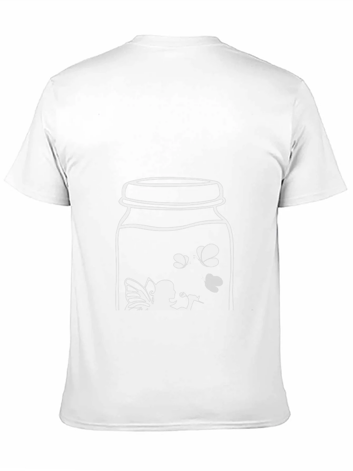 Fairy in a Jar Graphic Tee - Unique Black T-Shirt product image 10
