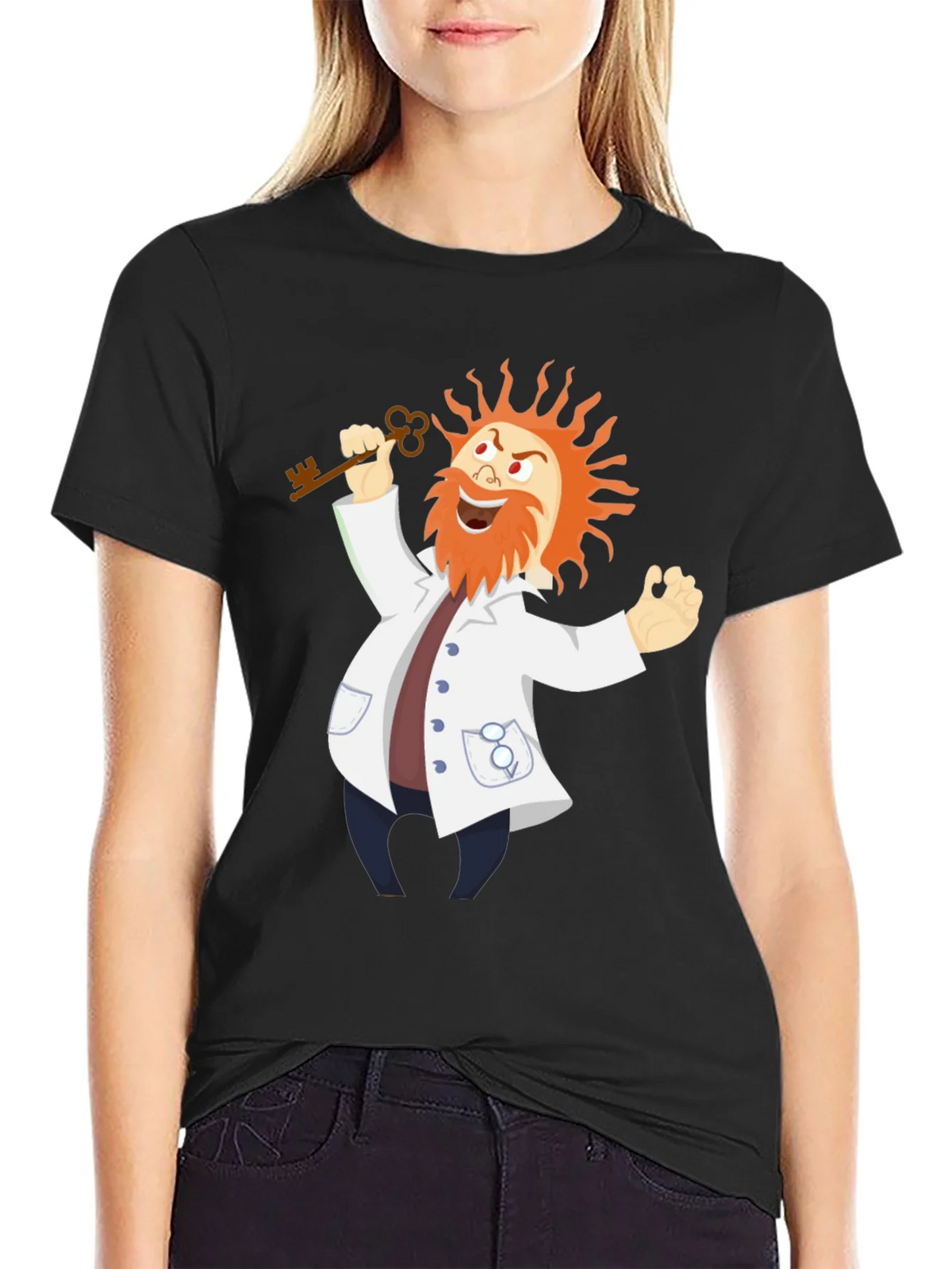 Mad Scientist T-Shirt - Key to Knowledge product image 1