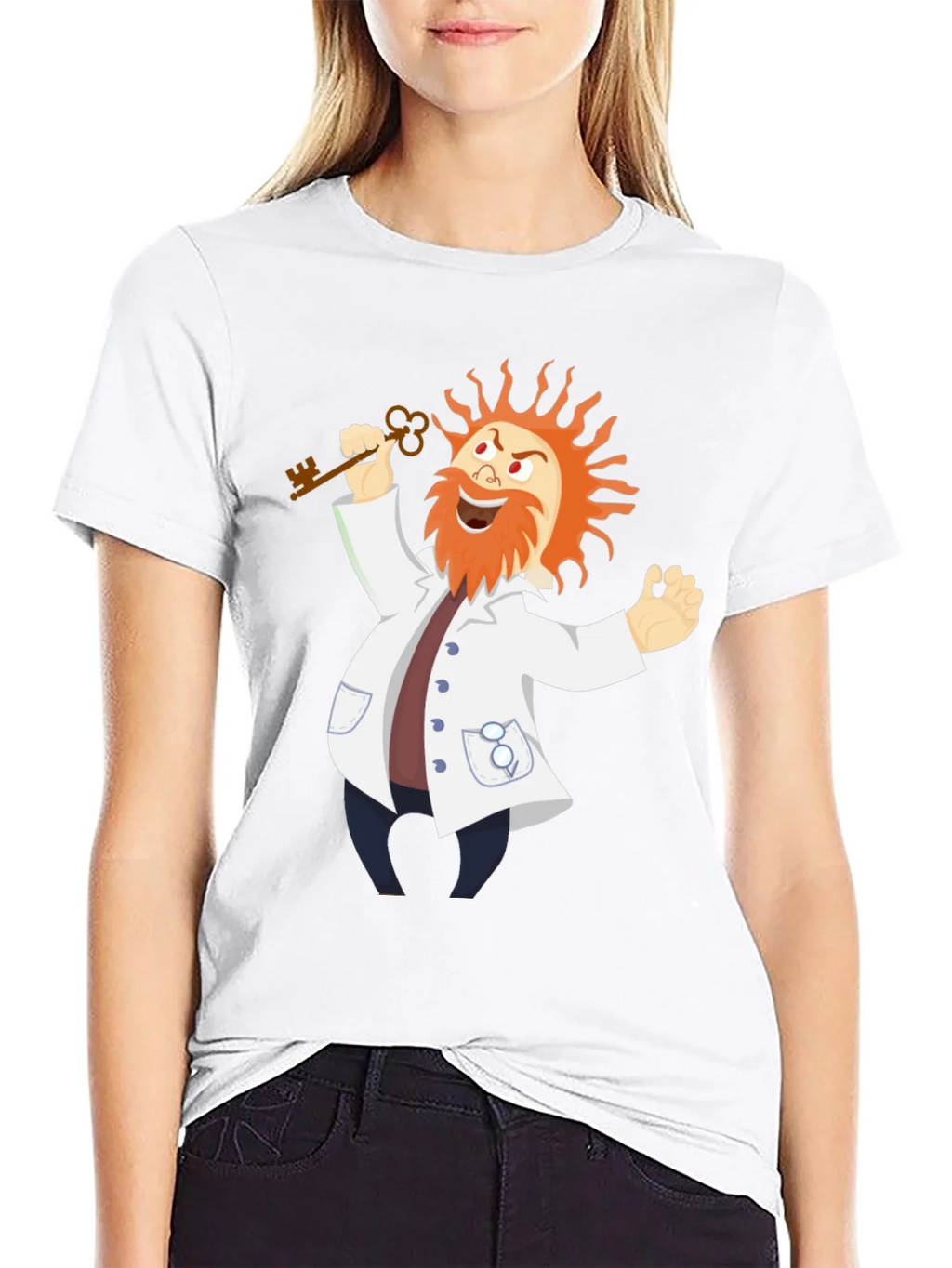 Mad Scientist T-Shirt - Key to Knowledge product image 7