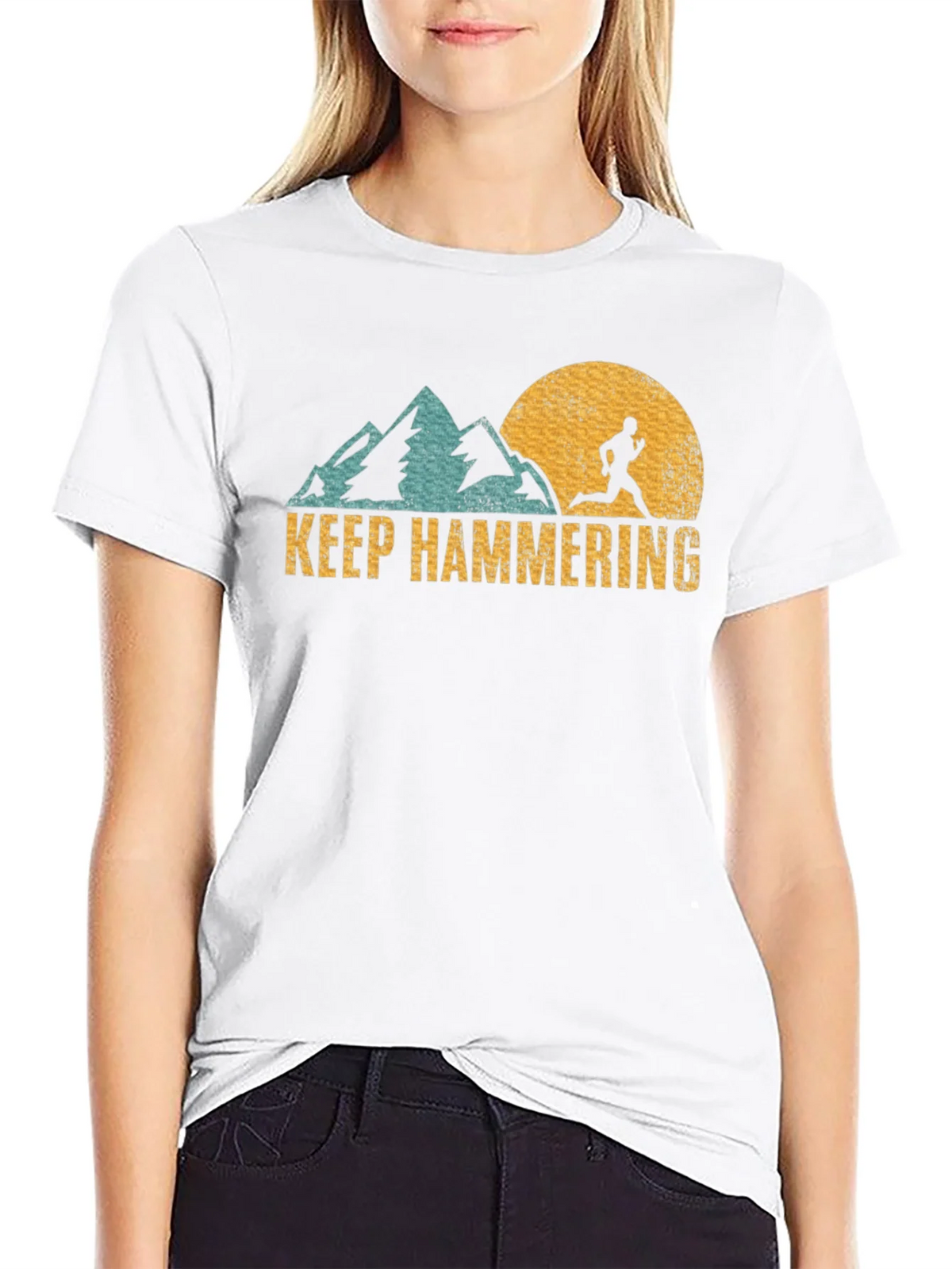 Keep Hammering Graphic Tee - Run the Mountains product image 8