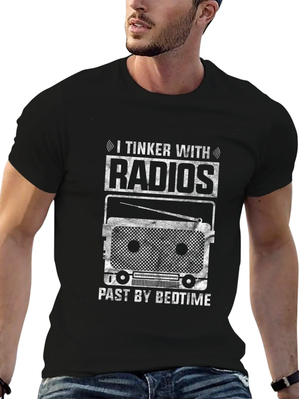 I Tinker With Radios T-Shirt - Hobbyist Tee product image 5
