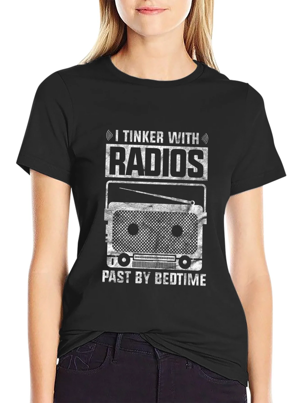 I Tinker With Radios T-Shirt - Hobbyist Tee product image 2