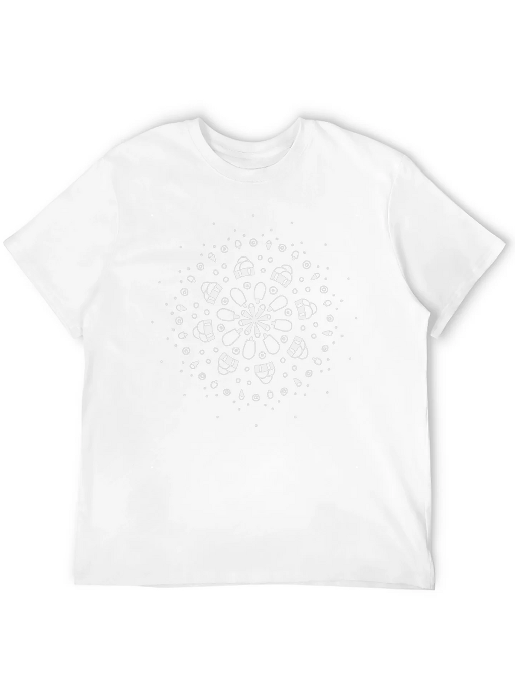 Modern Mandala Graphic Tee - Black Cotton Comfort product image 11