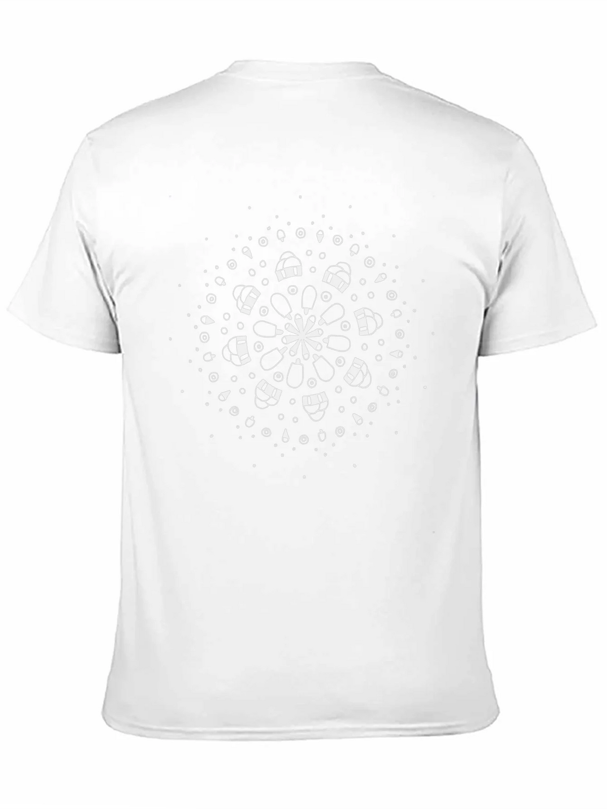 Modern Mandala Graphic Tee - Black Cotton Comfort product image 10