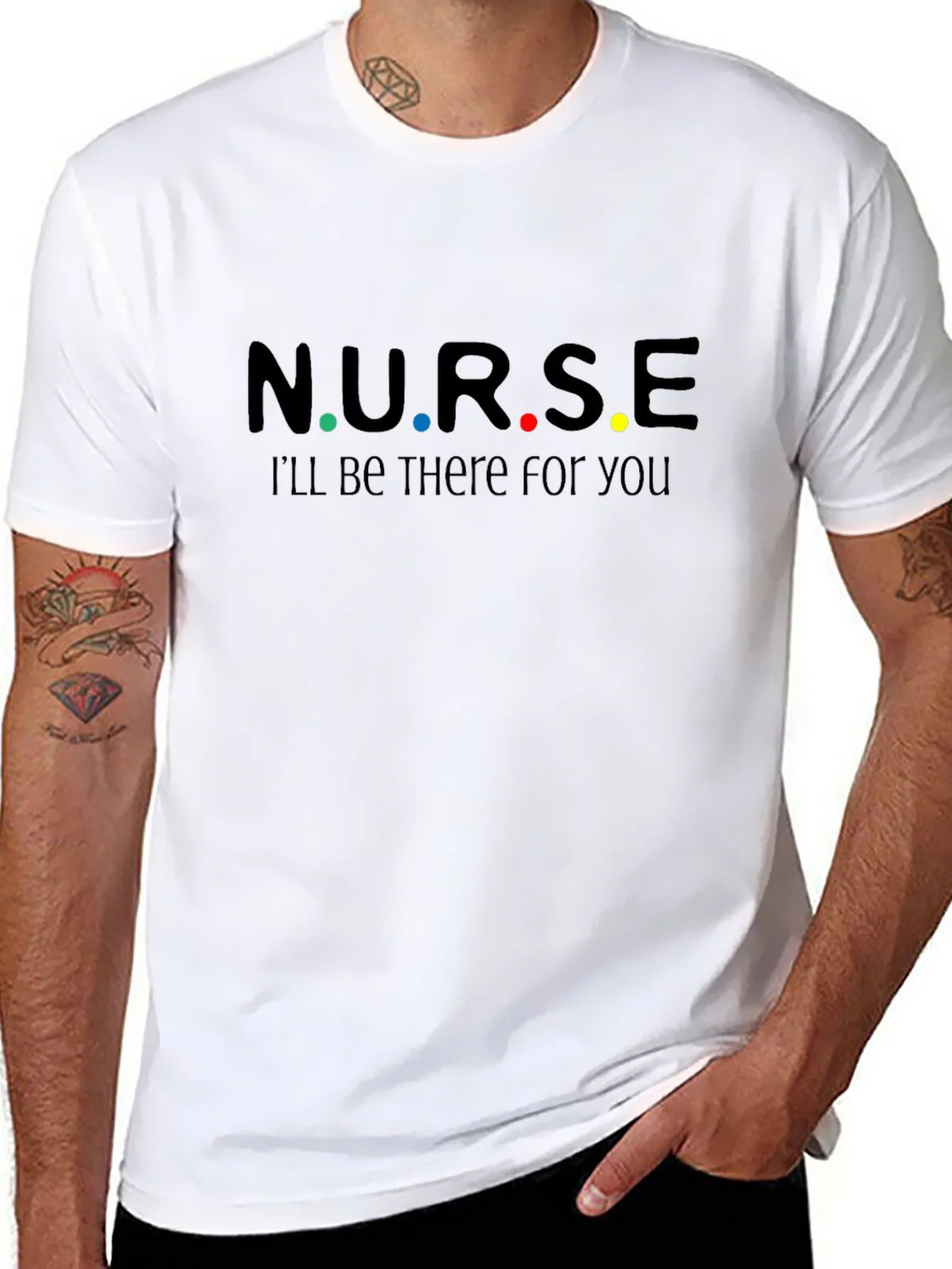 N.U.R.S.E. Ill Be There For You T-Shirt product image 7