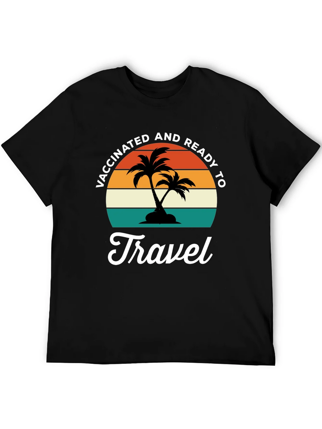 Vaccinated & Ready to Travel Graphic Tee product image 5