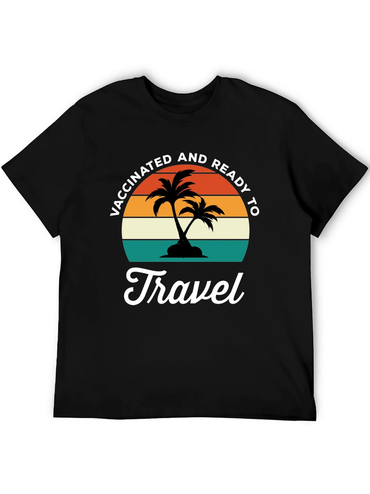 Vaccinated & Ready to Travel Graphic Tee product image 5