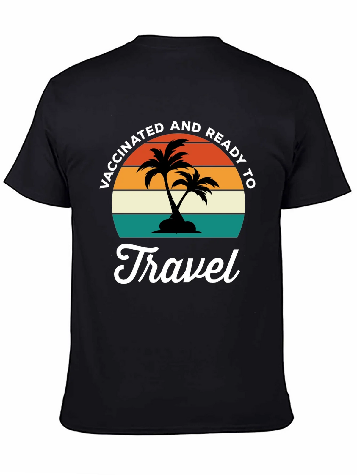 Vaccinated & Ready to Travel Graphic Tee product image 4