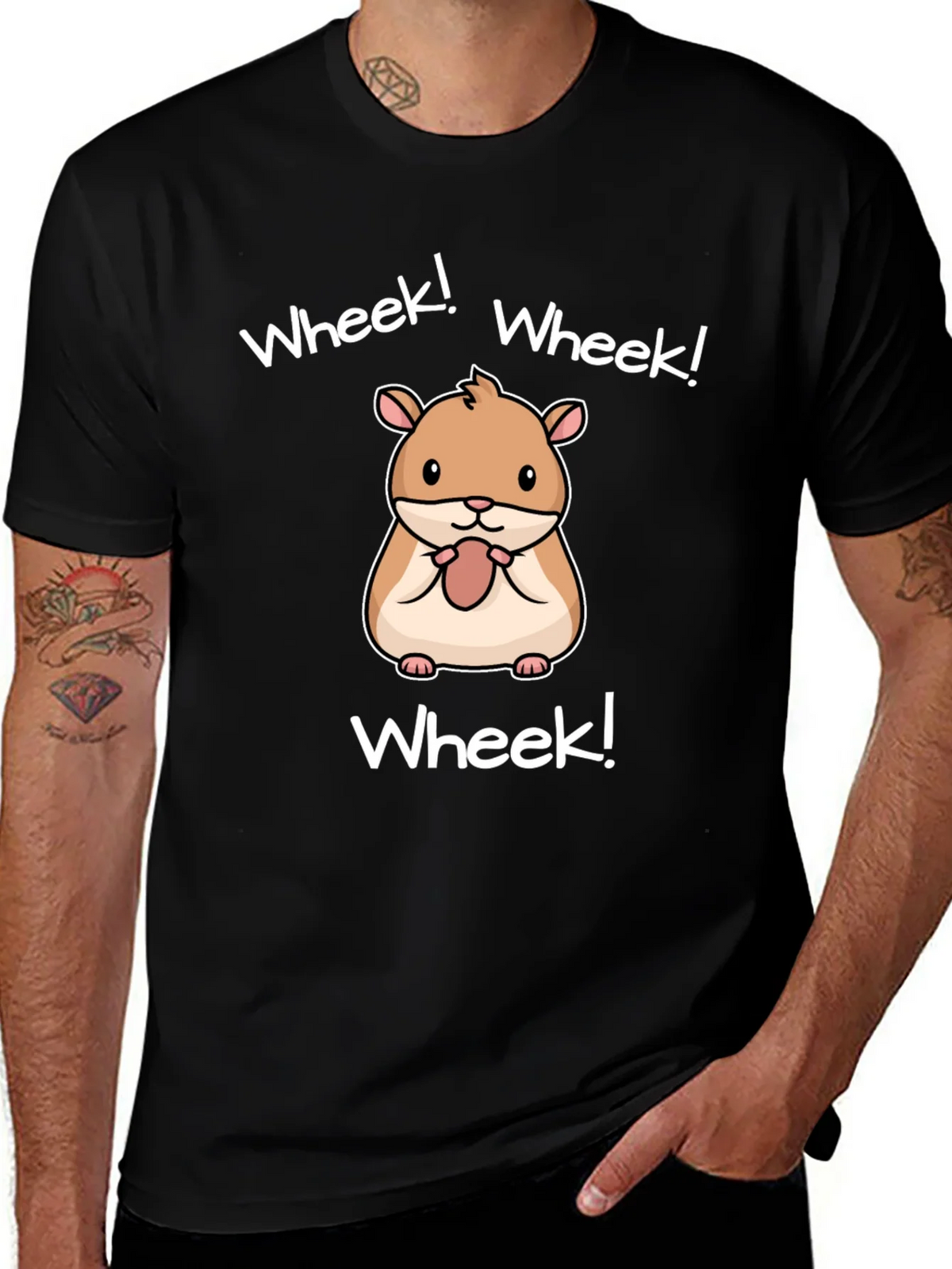 Wheek! Hamster Graphic T-Shirt - Cute Animal Tee product image 1