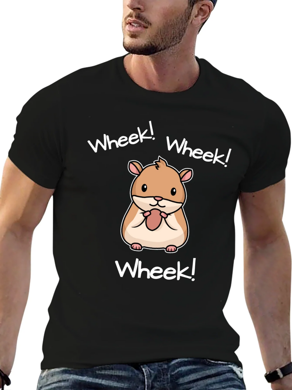 Wheek! Hamster Graphic T-Shirt - Cute Animal Tee product image 6