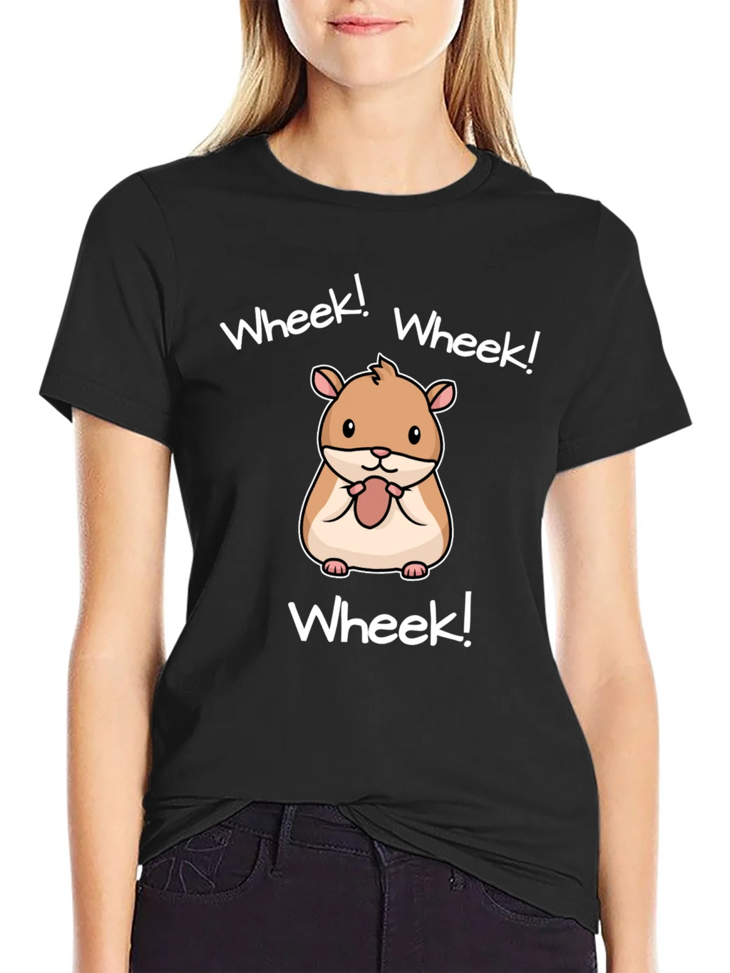 Wheek! Hamster Graphic T-Shirt - Cute Animal Tee product image 2