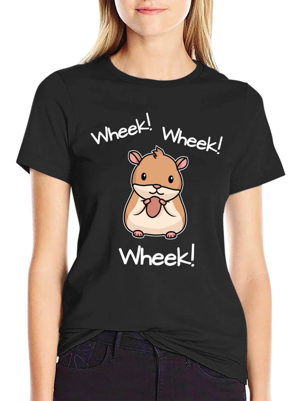 Wheek! Hamster Graphic T-Shirt - Cute Animal Tee product image 2