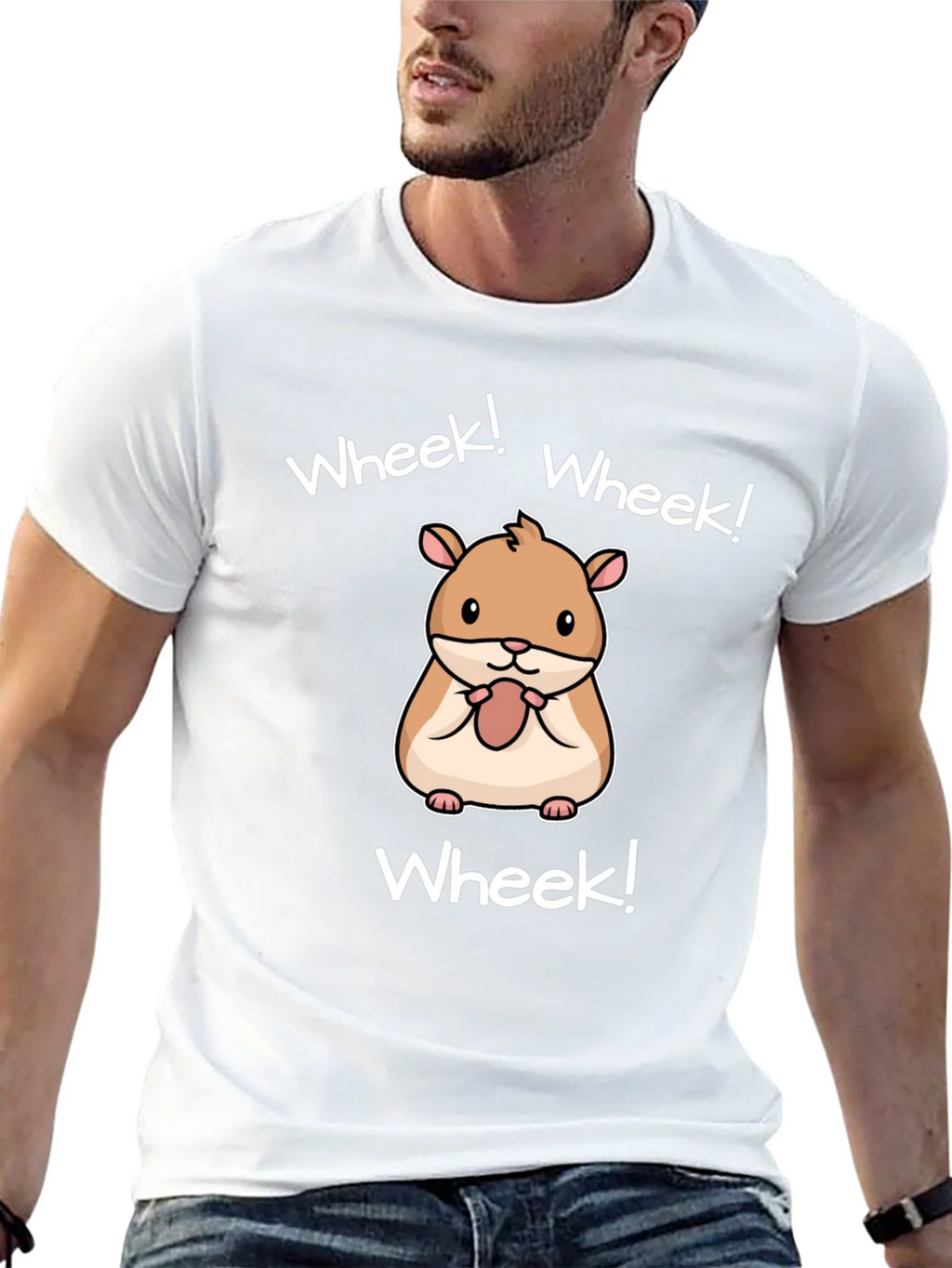 Wheek! Hamster Graphic T-Shirt - Cute Animal Tee product image 12