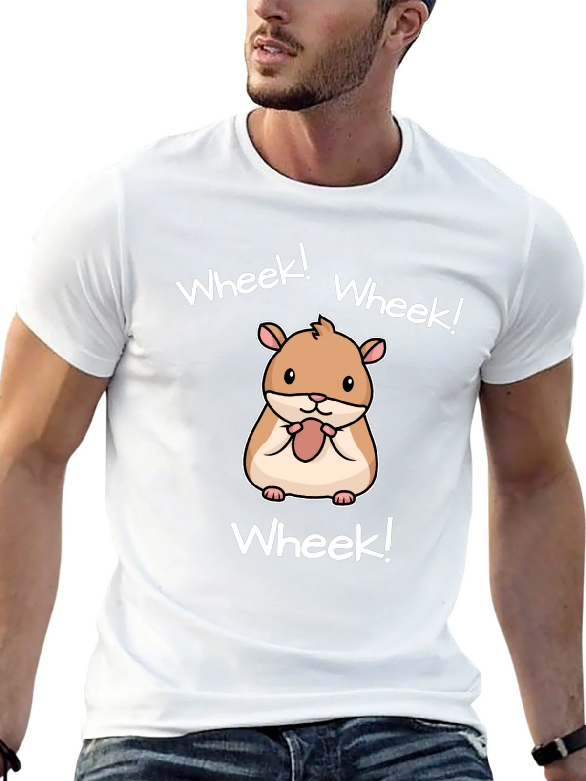 Wheek! Hamster Graphic T-Shirt - Cute Animal Tee product image 12