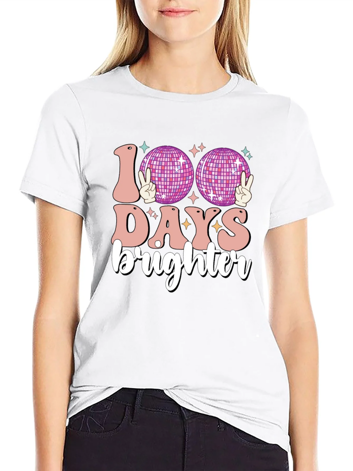 100 Days Brighter T-Shirt product image 8