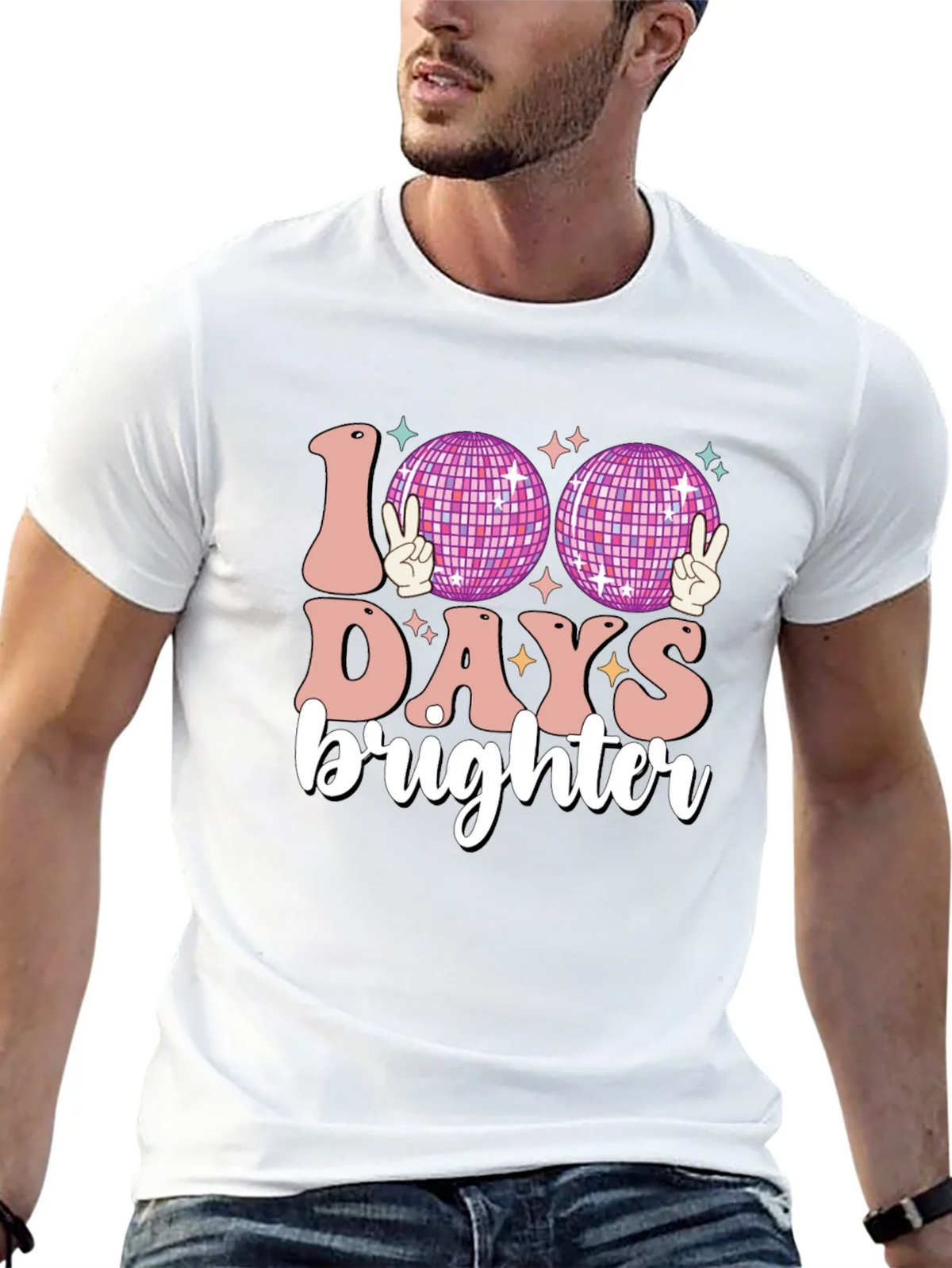 100 Days Brighter T-Shirt product image 12