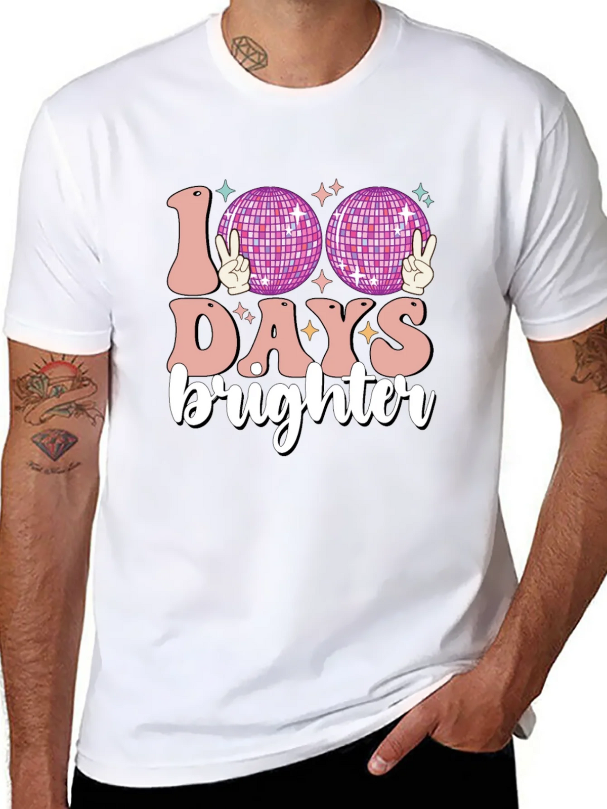 100 Days Brighter T-Shirt product image 7
