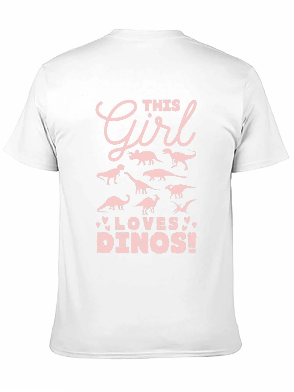 Girl Loves Dinos T-Shirt - Black product image 6