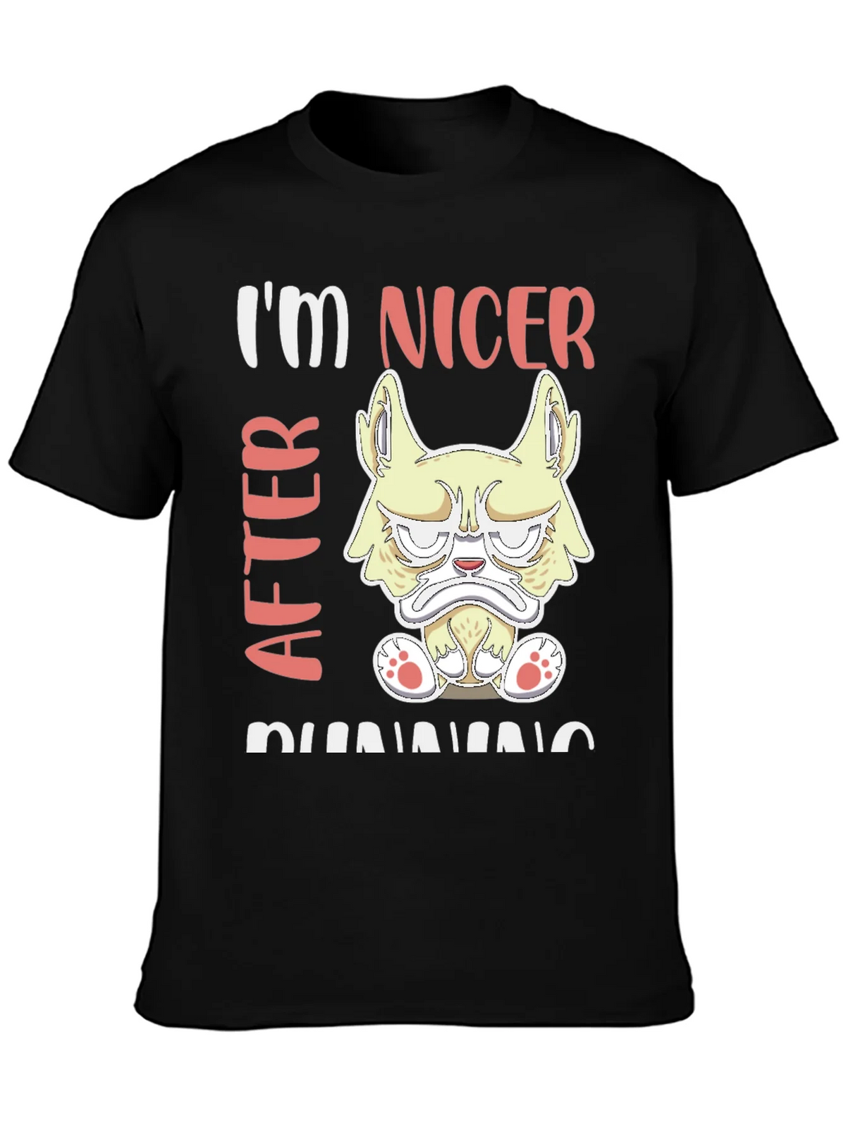 Funny Grumpy Dog Running T-Shirt product image 3