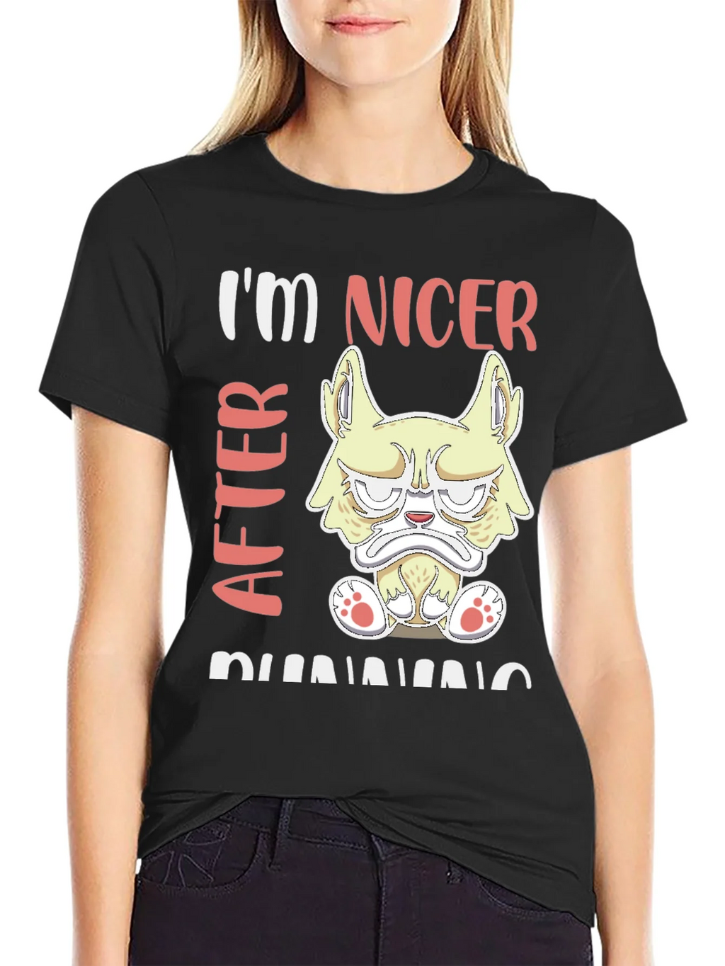 Funny Grumpy Dog Running T-Shirt product image 2