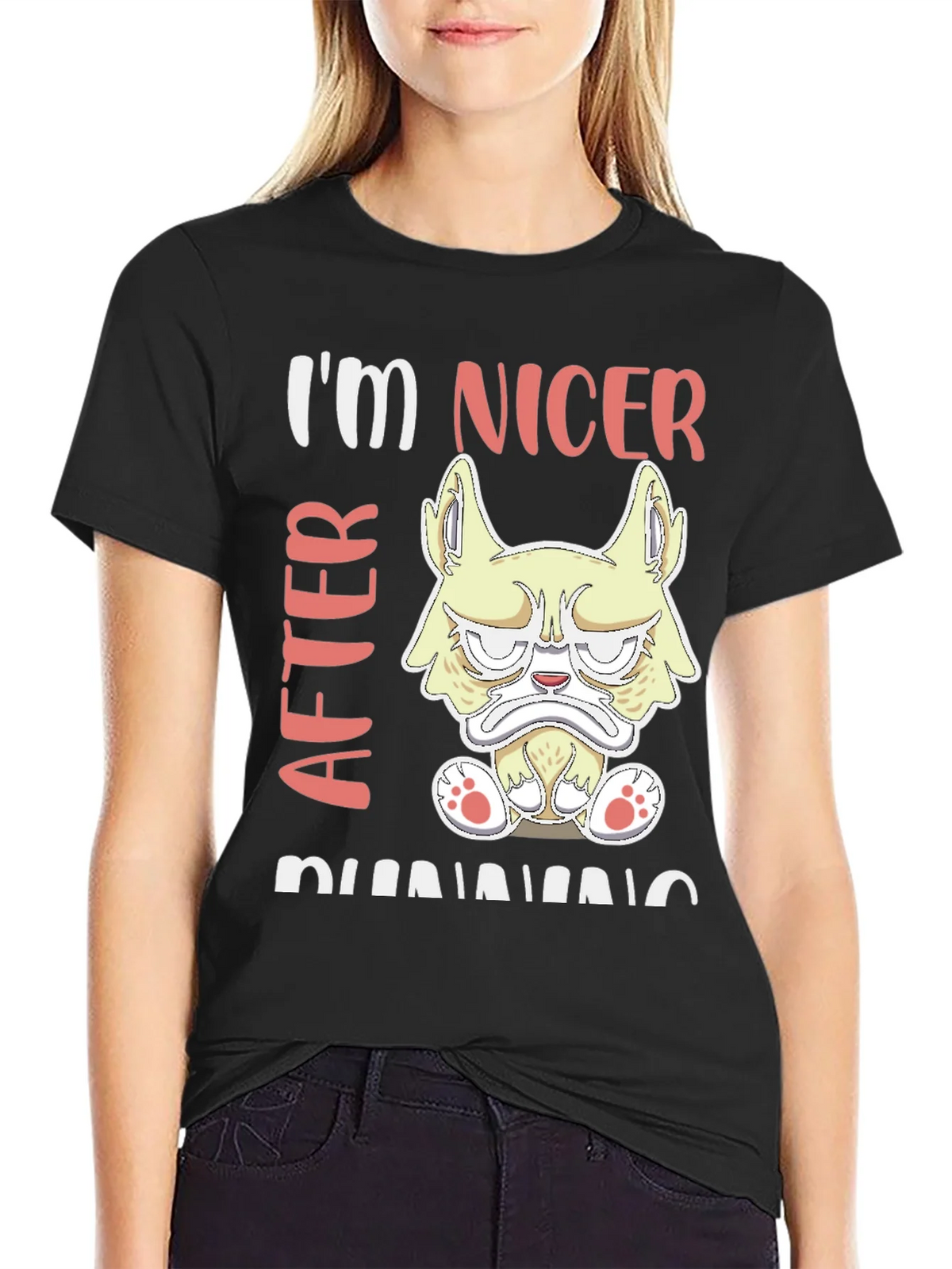 Funny Grumpy Dog Running T-Shirt product image 2