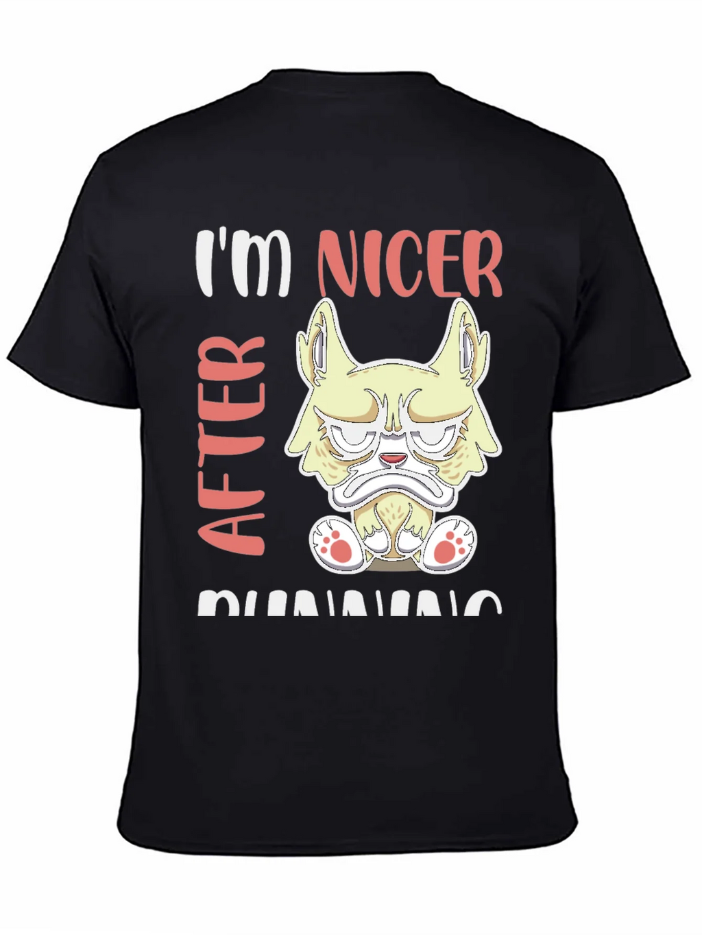 Funny Grumpy Dog Running T-Shirt product image 4