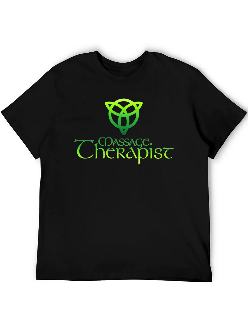 Massage Therapist Celtic Knot Black T-Shirt product image 5