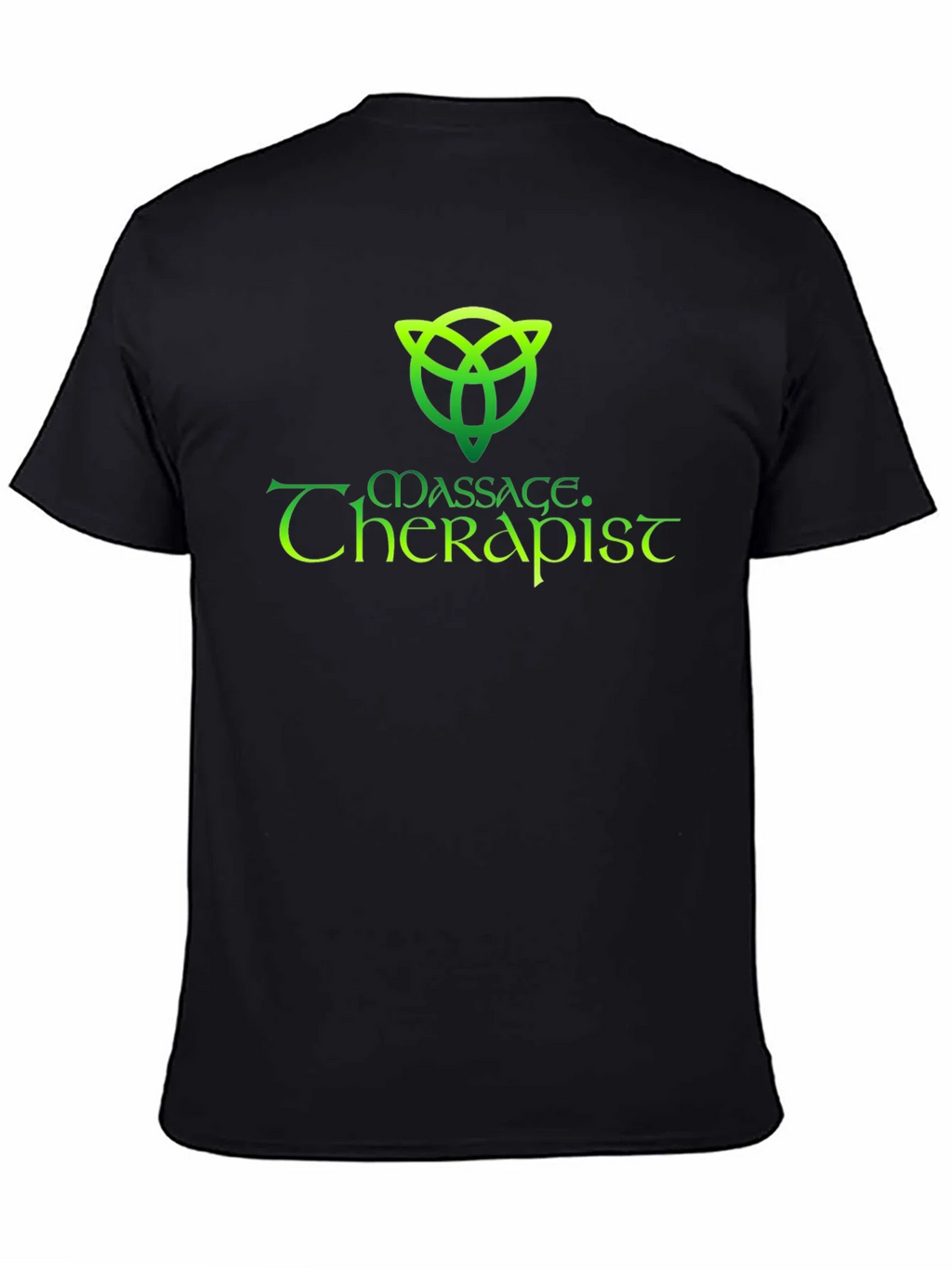 Massage Therapist Celtic Knot Black T-Shirt product image 4