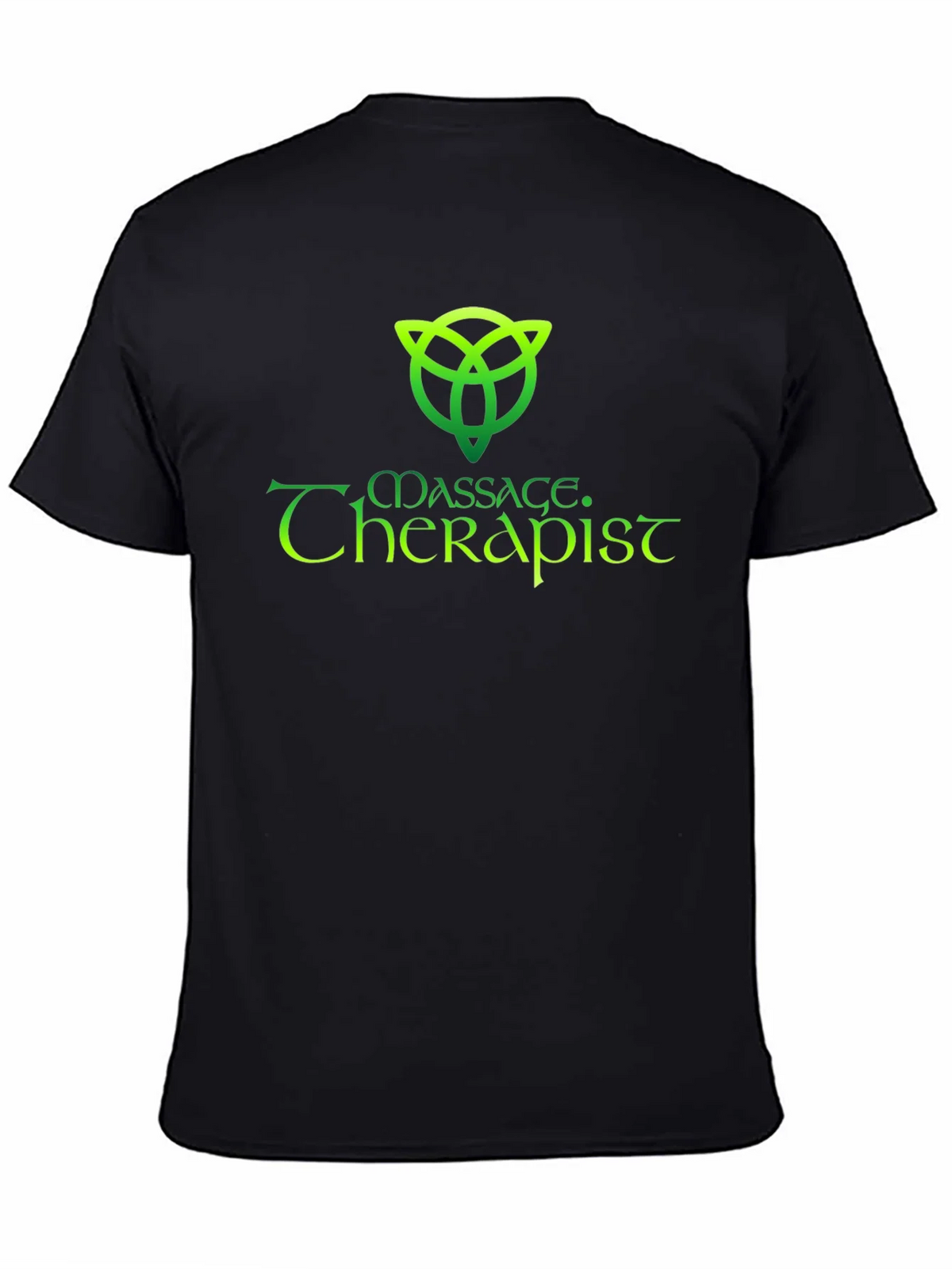 Massage Therapist Celtic Knot Black T-Shirt product image 4