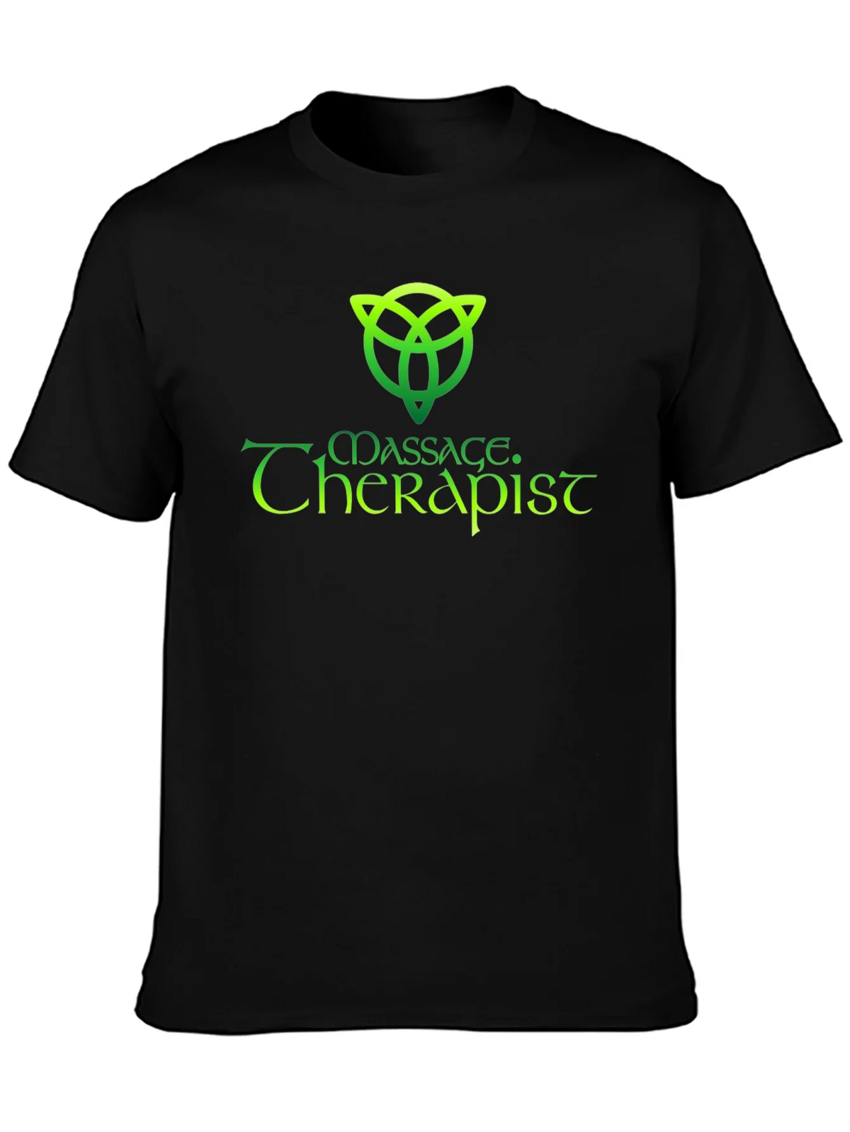 Massage Therapist Celtic Knot Black T-Shirt product image 3