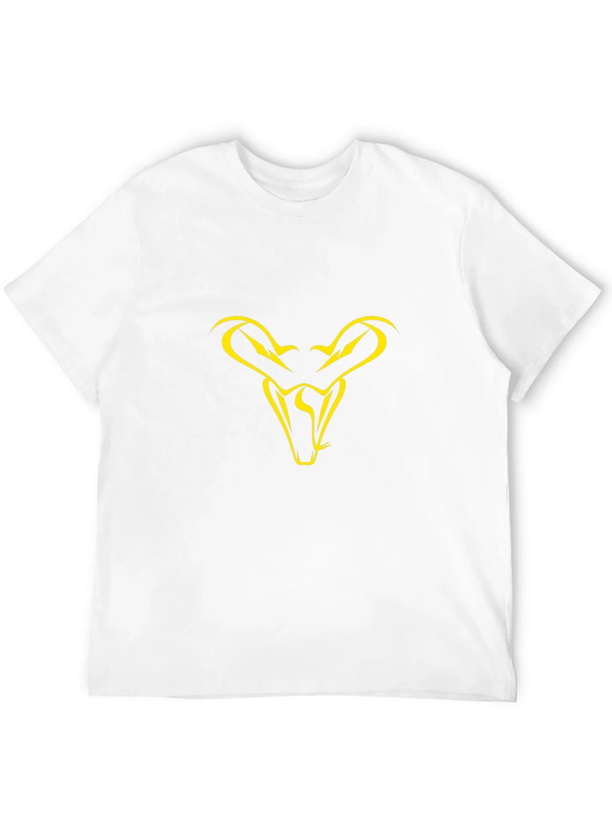 Black T-Shirt with Yellow Snake Head Graphic product image 10