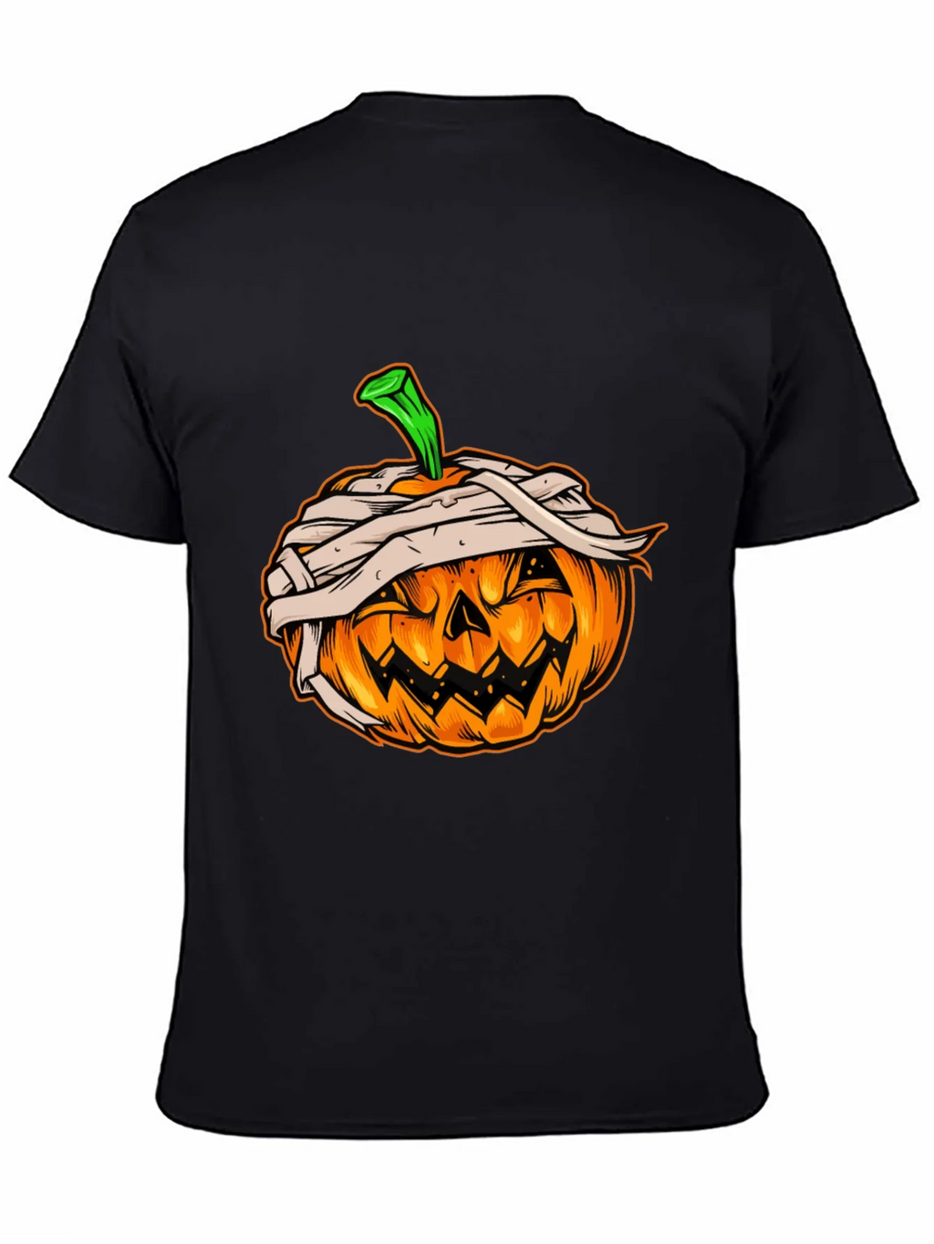 Halloween Pumpkin Mummy Graphic Tee product image 4
