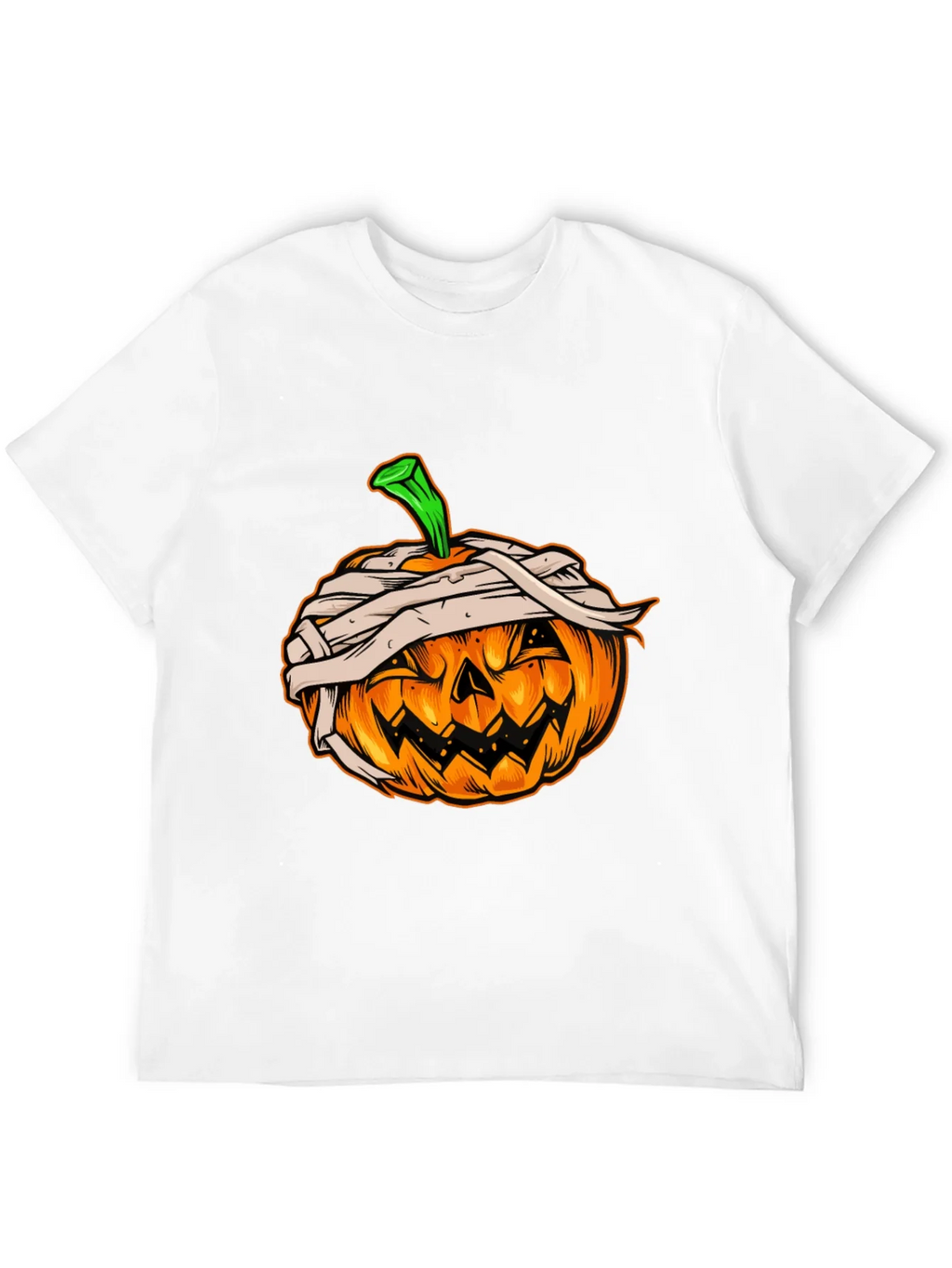 Halloween Pumpkin Mummy Graphic Tee product image 9
