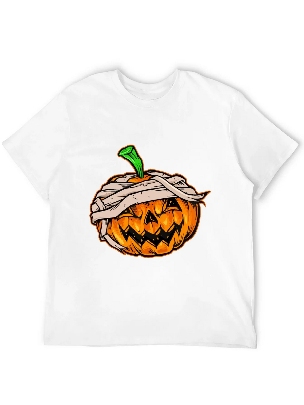 Halloween Pumpkin Mummy Graphic Tee product image 9