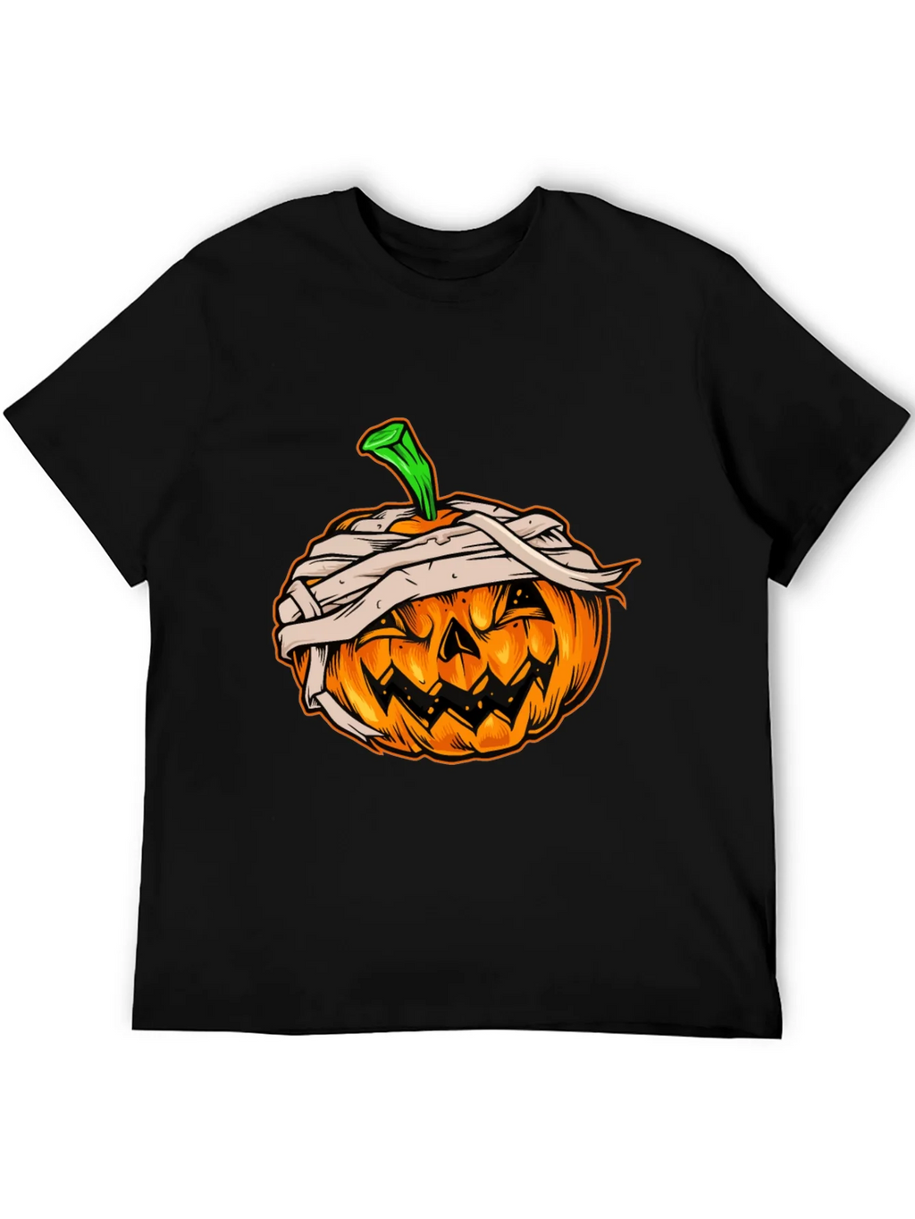 Halloween Pumpkin Mummy Graphic Tee product image 5