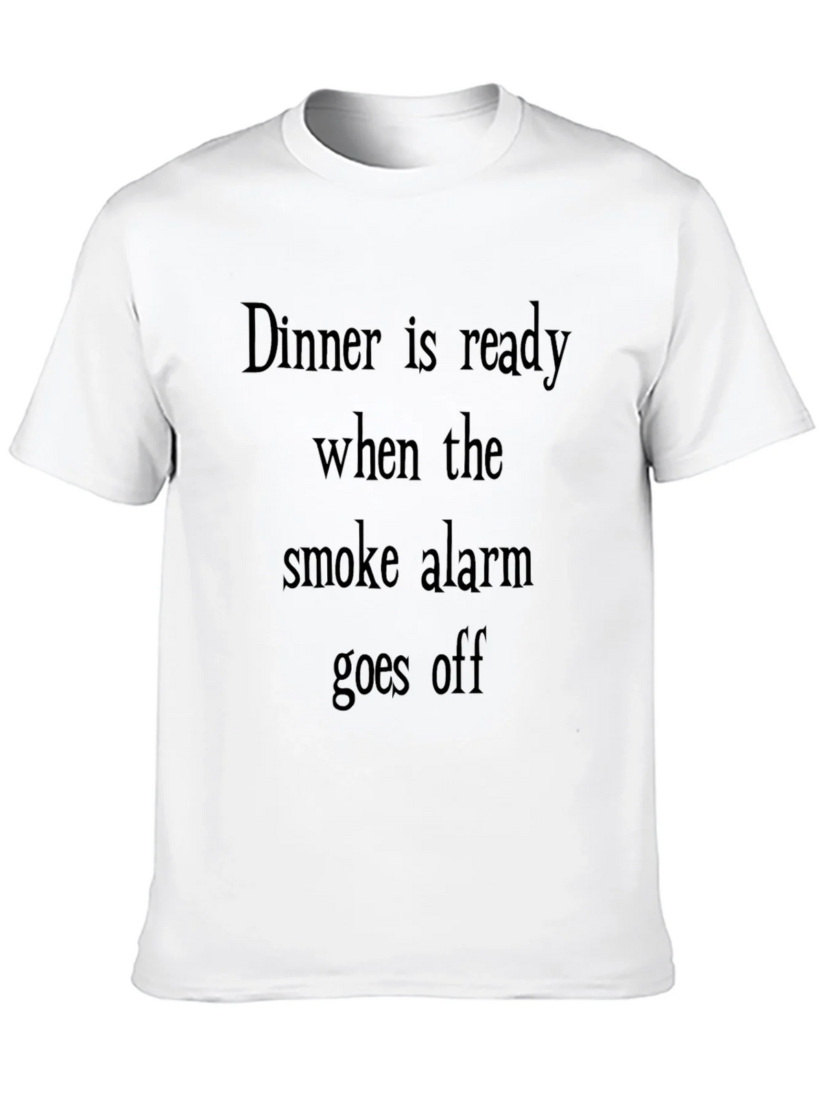 Humorous Dinner is Ready Smoke Alarm T-Shirt product image 9