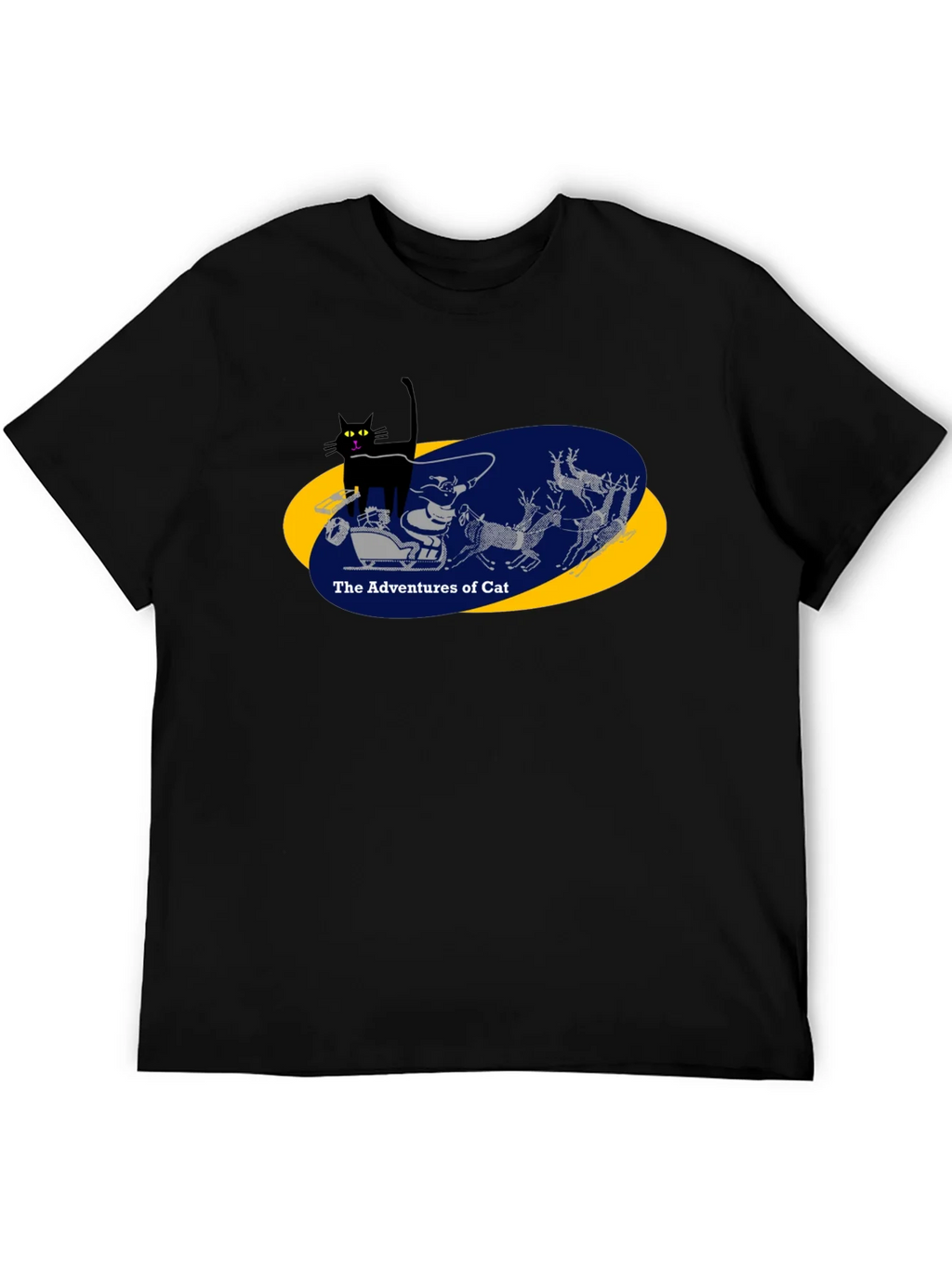 Adventures of Cat Graphic Tee - Black product image 5