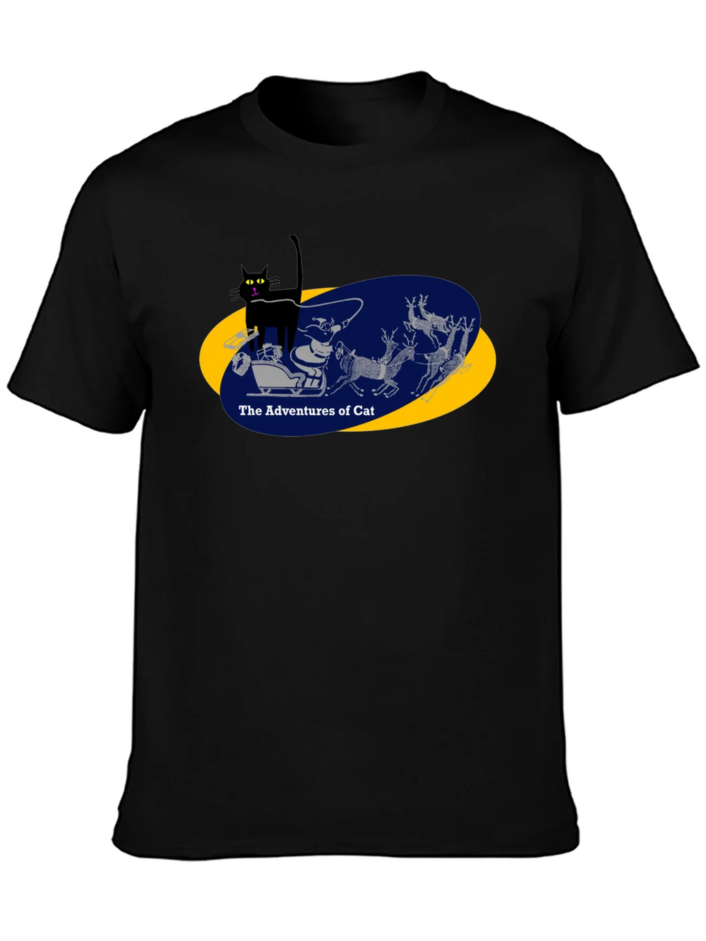 Adventures of Cat Graphic Tee - Black product image 3
