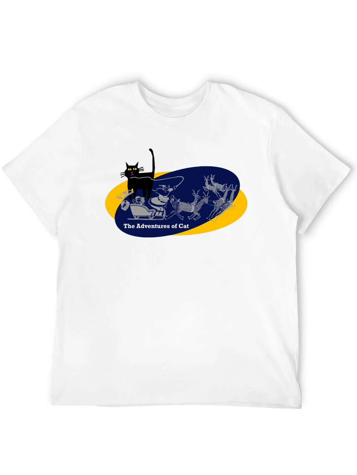 Adventures of Cat Graphic Tee - Black product image 11