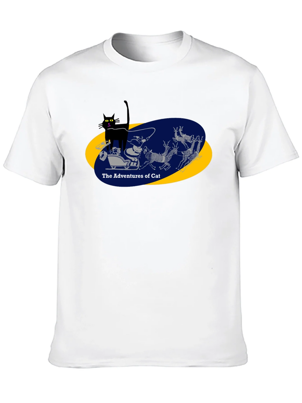Adventures of Cat Graphic Tee - Black product image 9