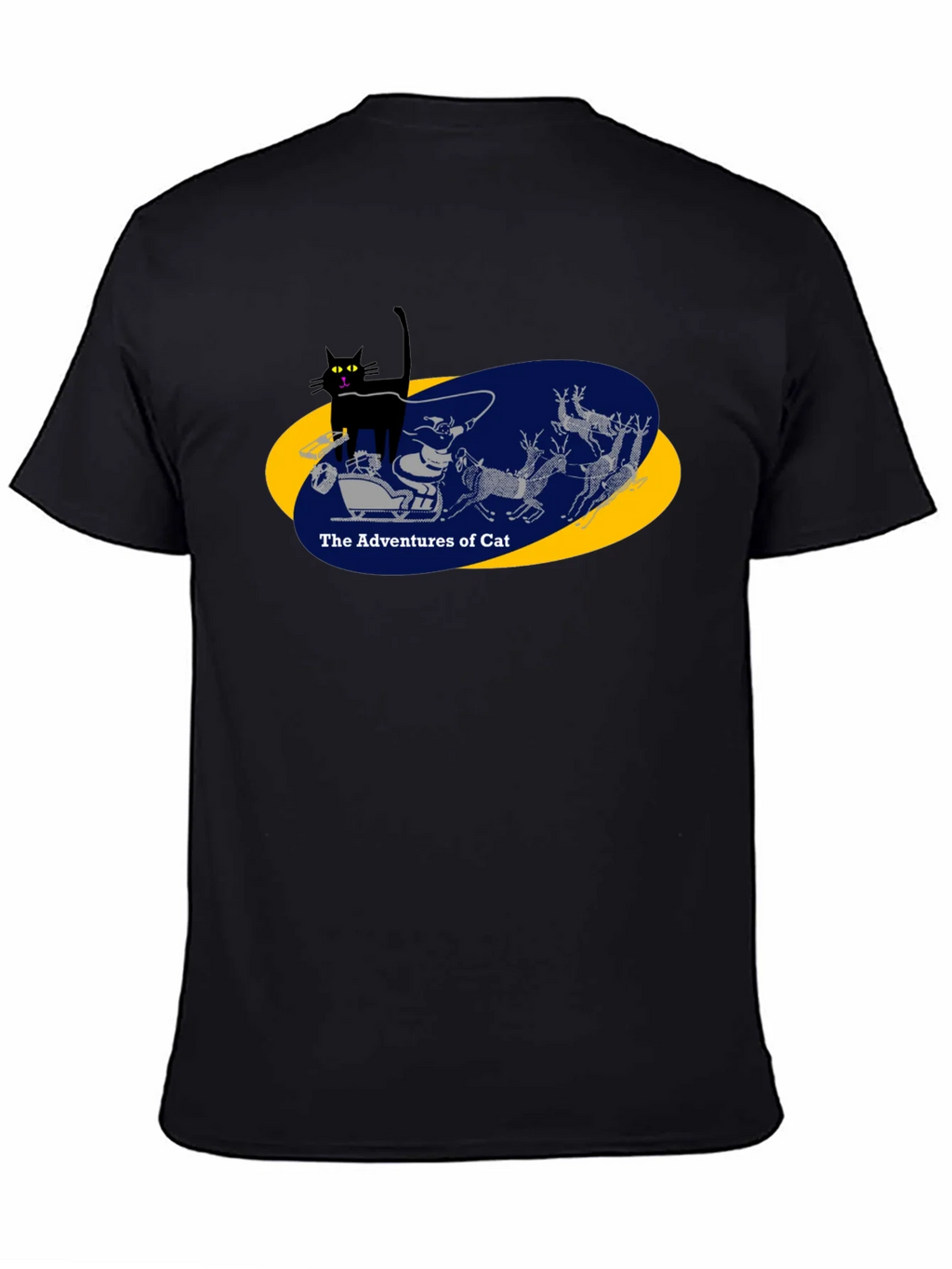 Adventures of Cat Graphic Tee - Black product image 4