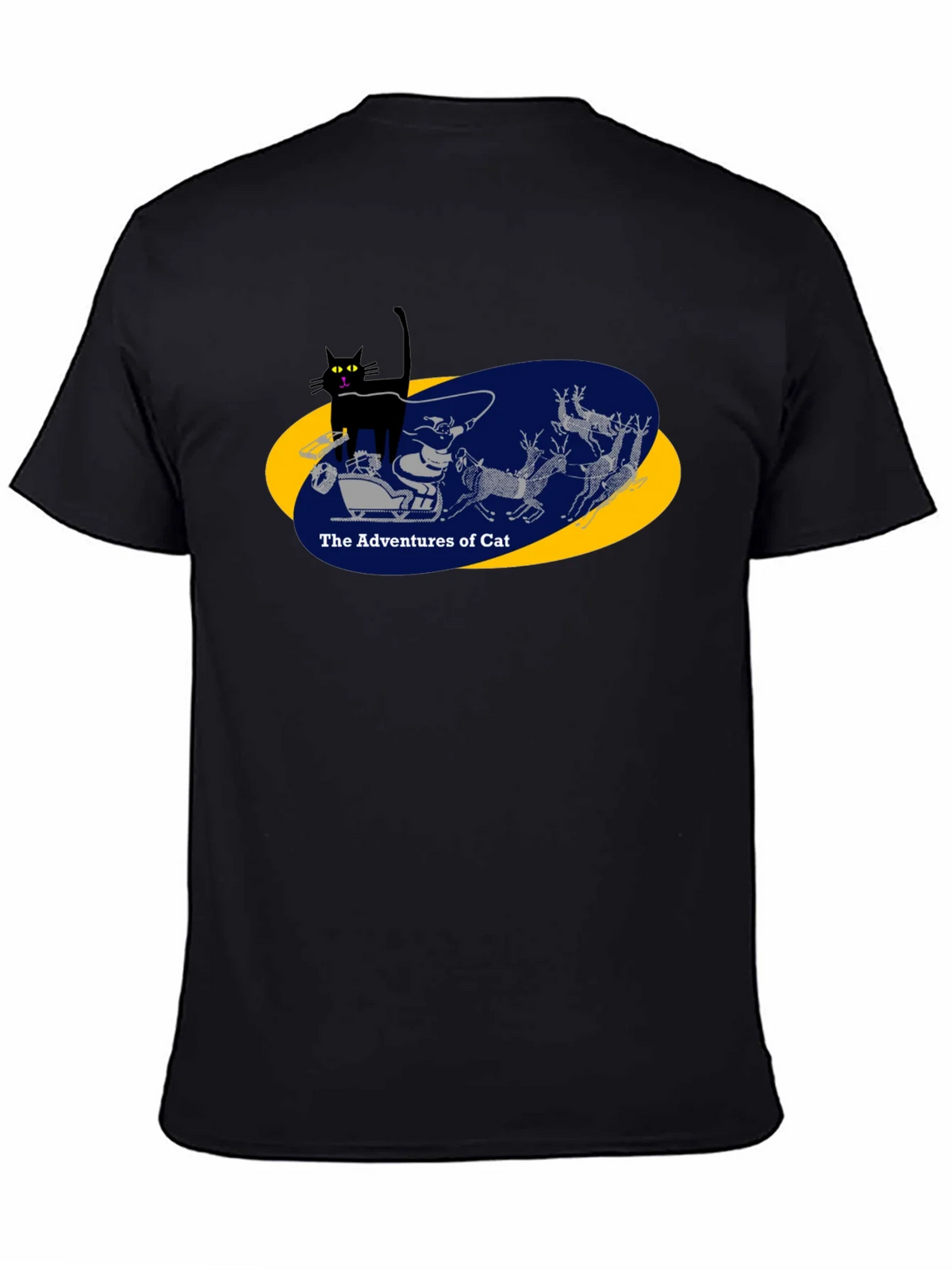 Adventures of Cat Graphic Tee - Black product image 4
